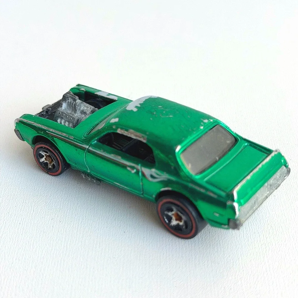 Vintage Hot Wheels 1967 Nitty Gritty Kitty Redline Car Green Rare Flames Custom‎
